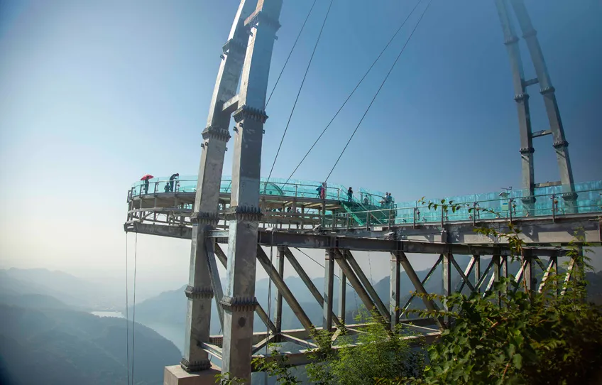 Beijing Shilin Gorge Glass Walkway Project